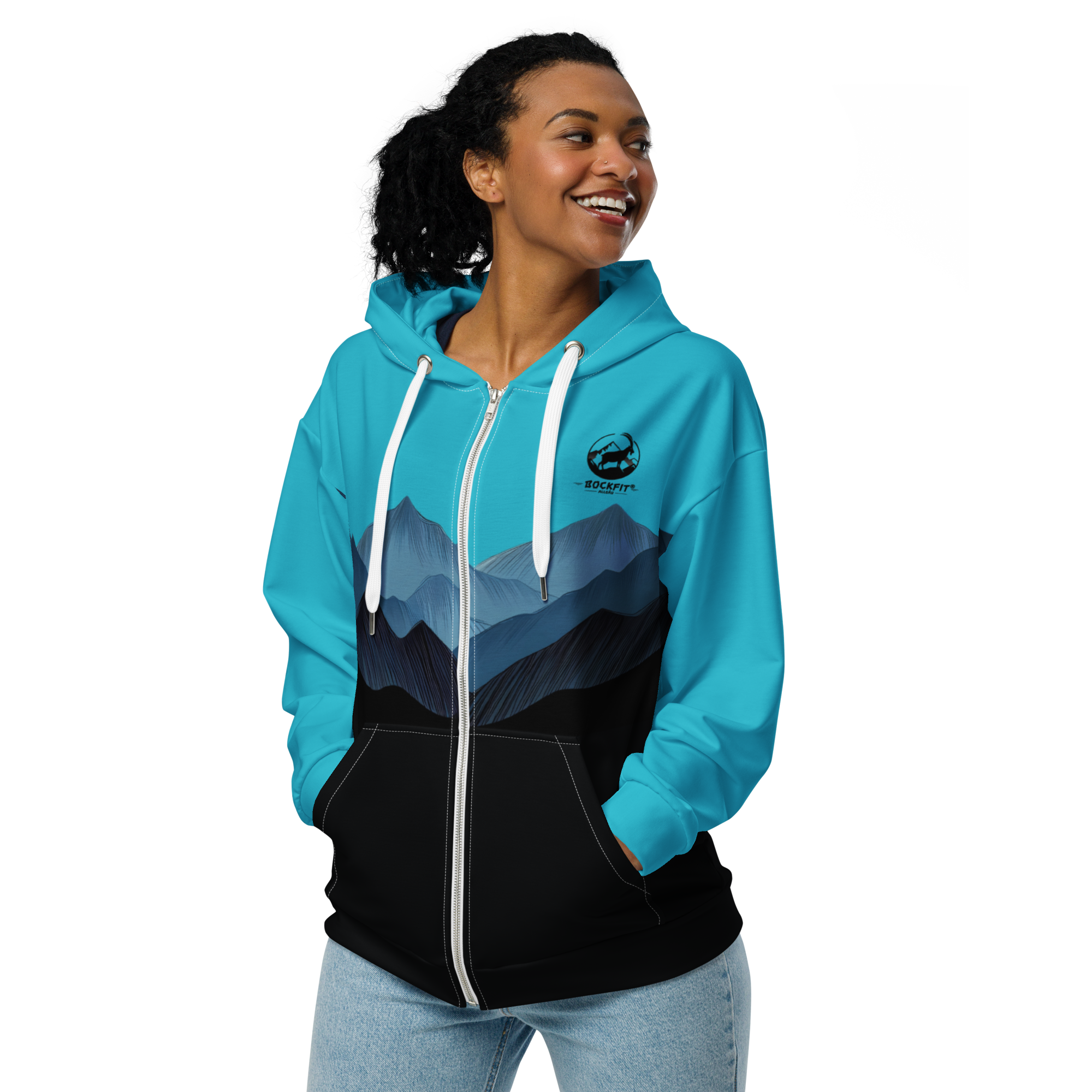 BOCKFIT Unisex zip hoodie
