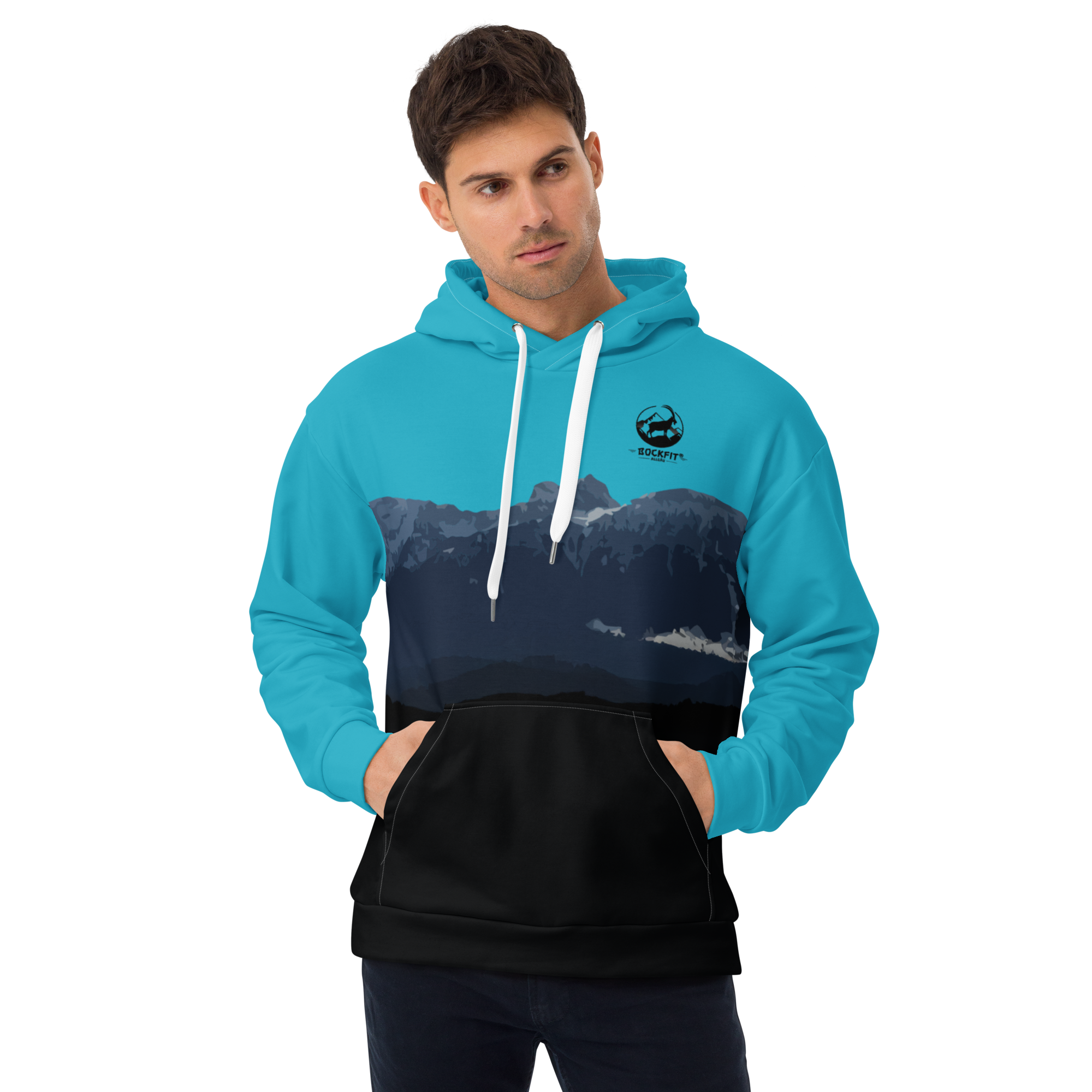 BOCKFIT Breitenberg Hoodie blau