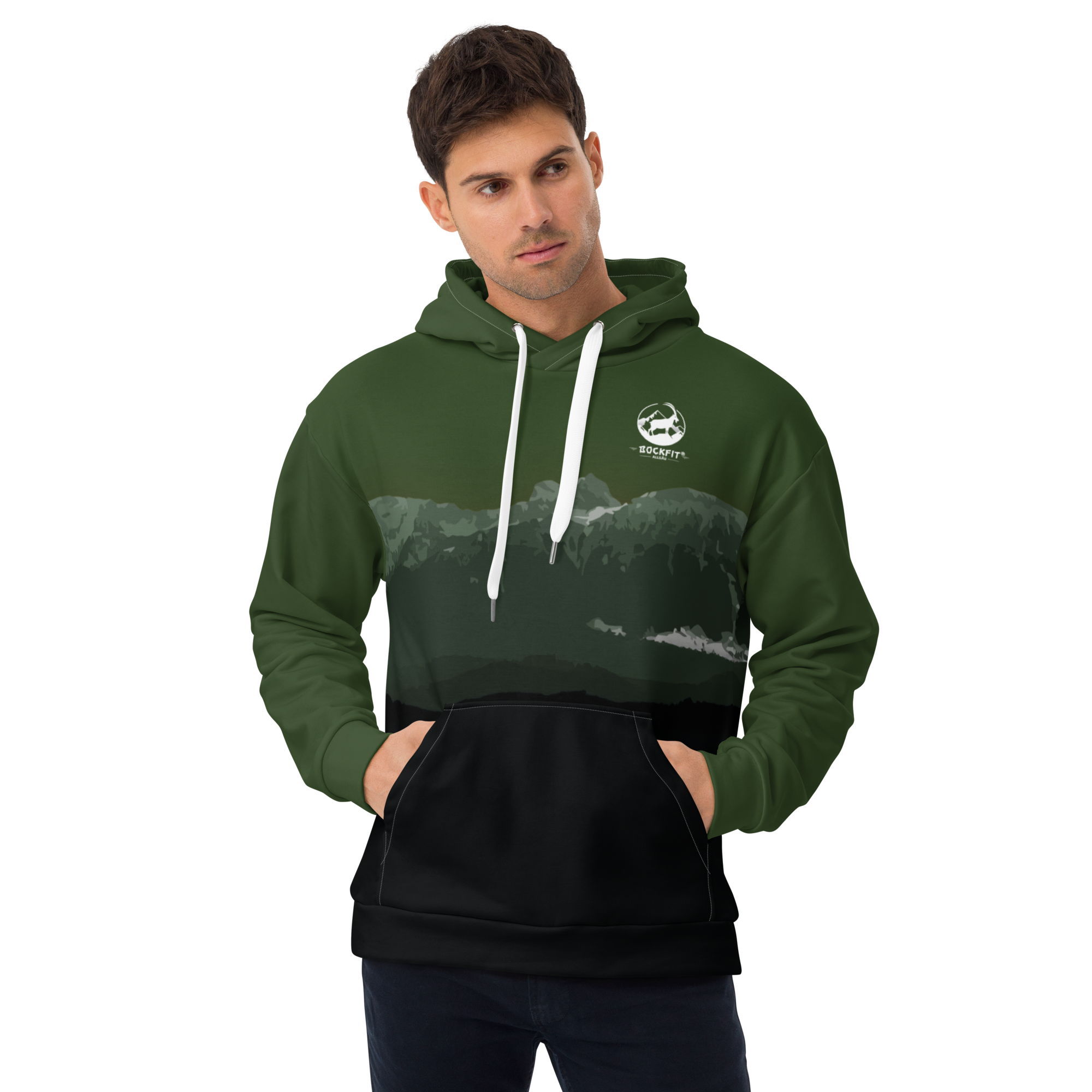 BOCKFIT Breitenberg Hoodie olivgrün