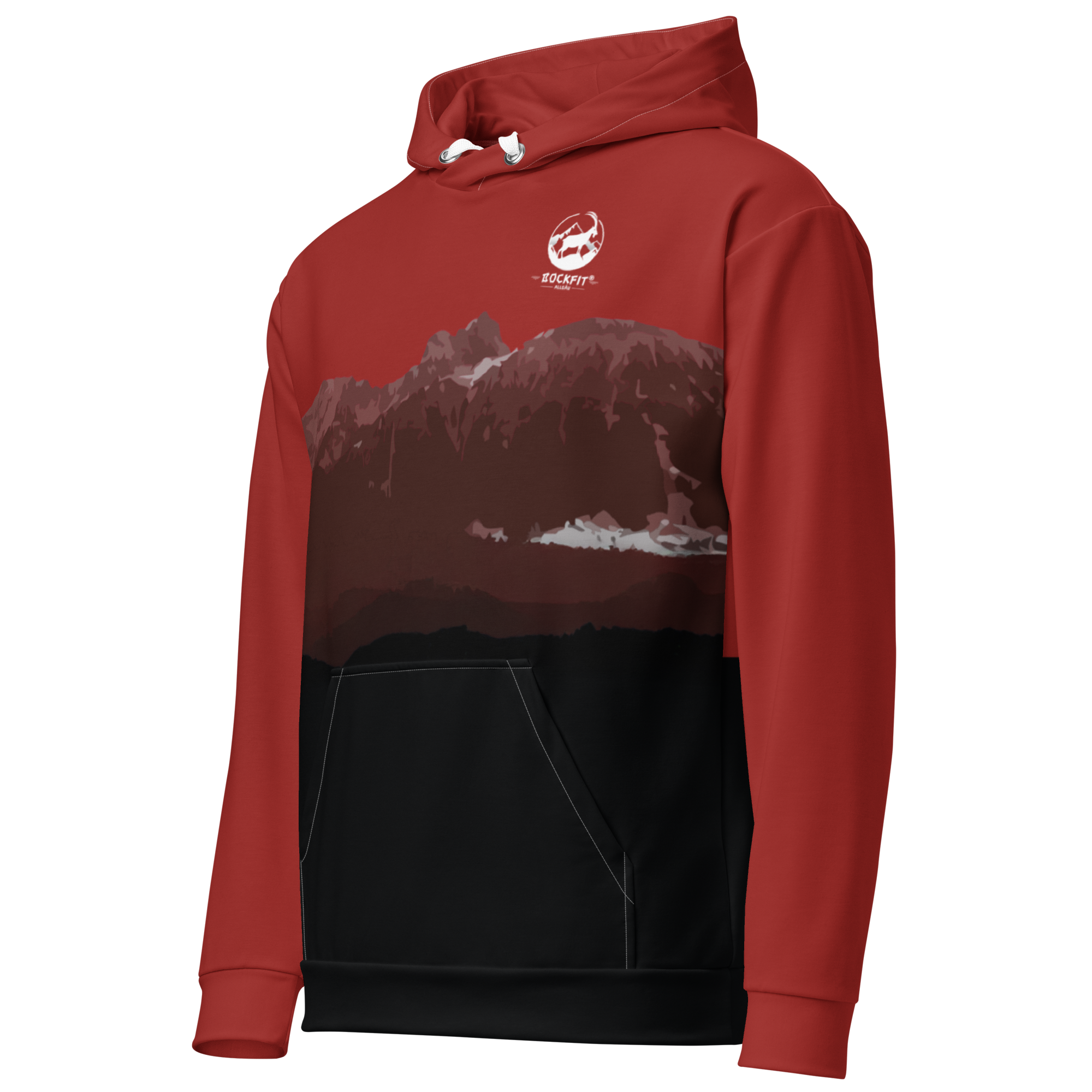BOCKFIT Breitenberg Hoodie weinrot
