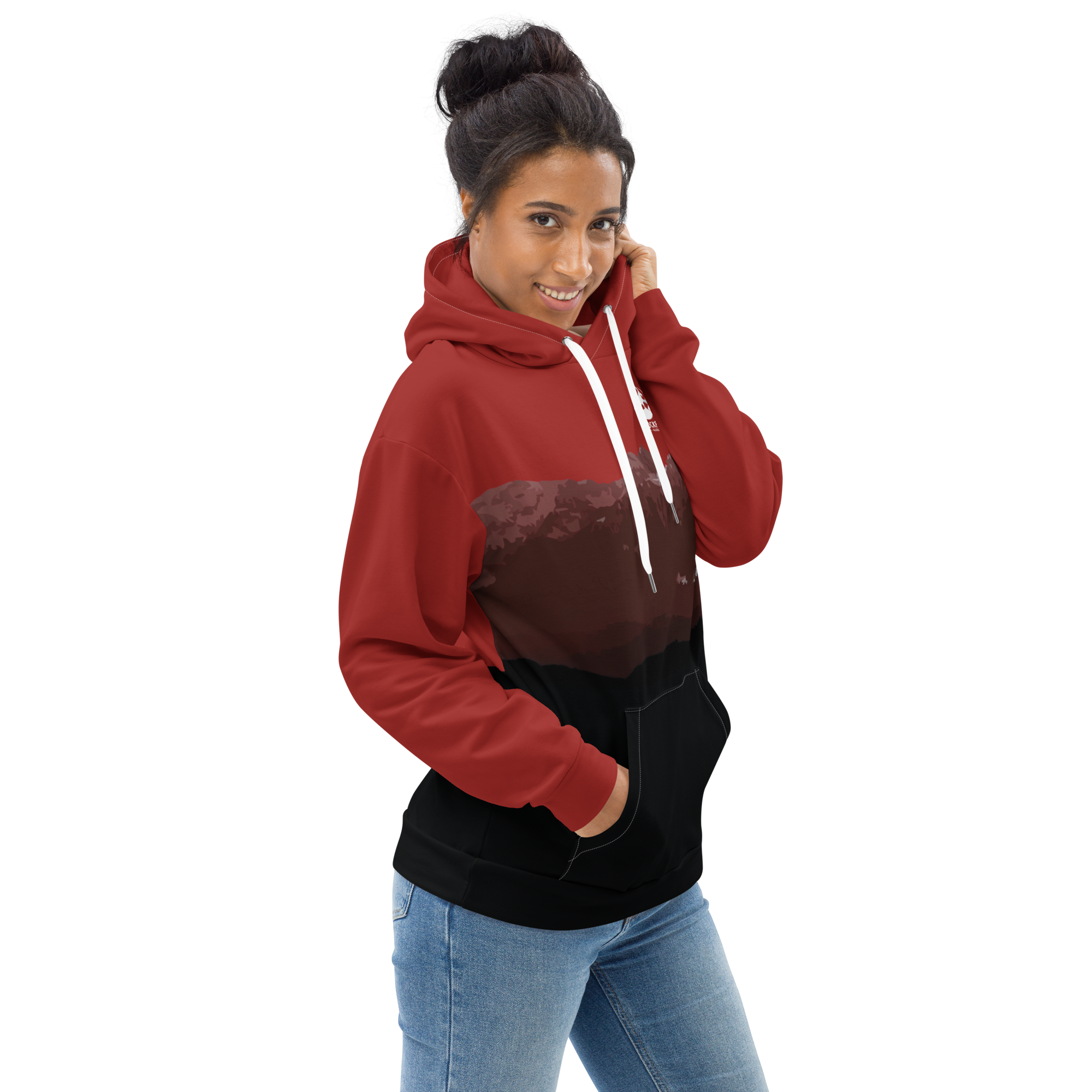 BOCKFIT Breitenberg Hoodie weinrot