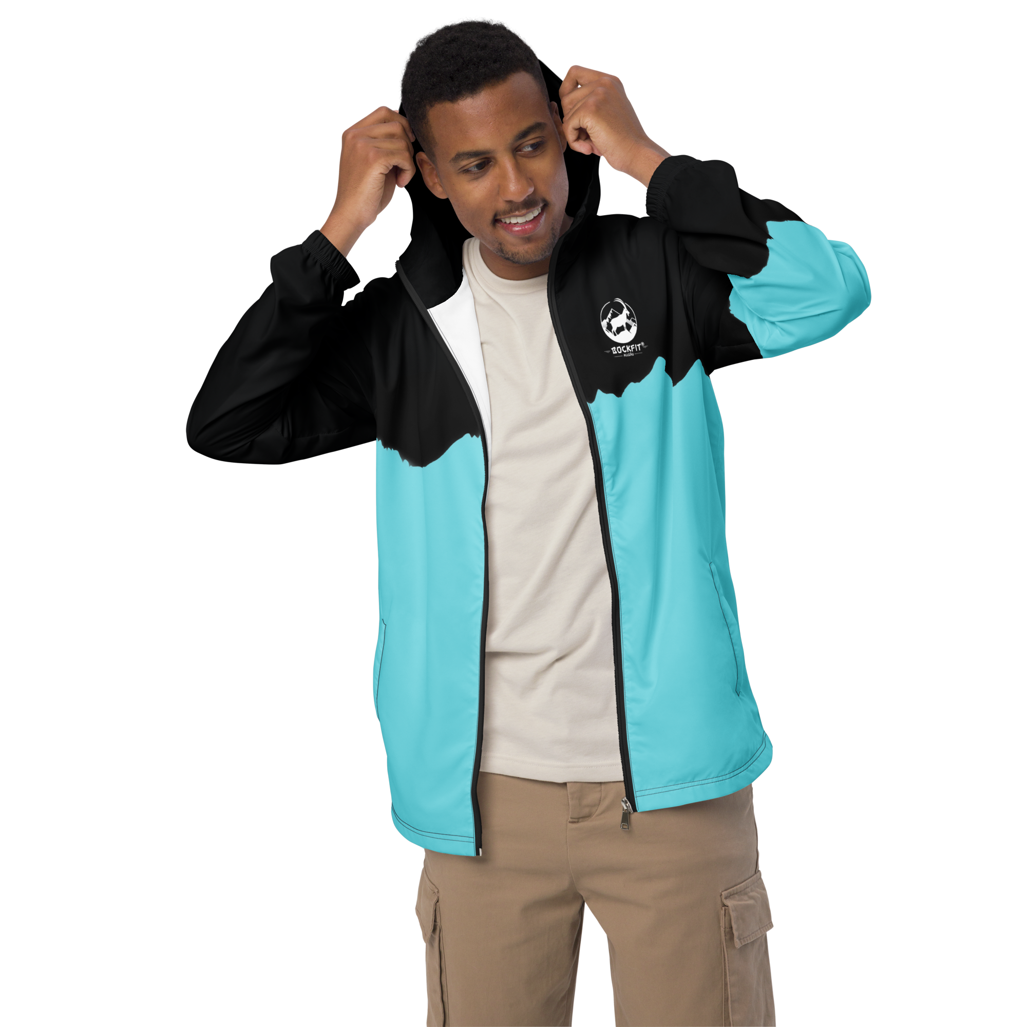 BOCKFIT Windjacke Eisblau