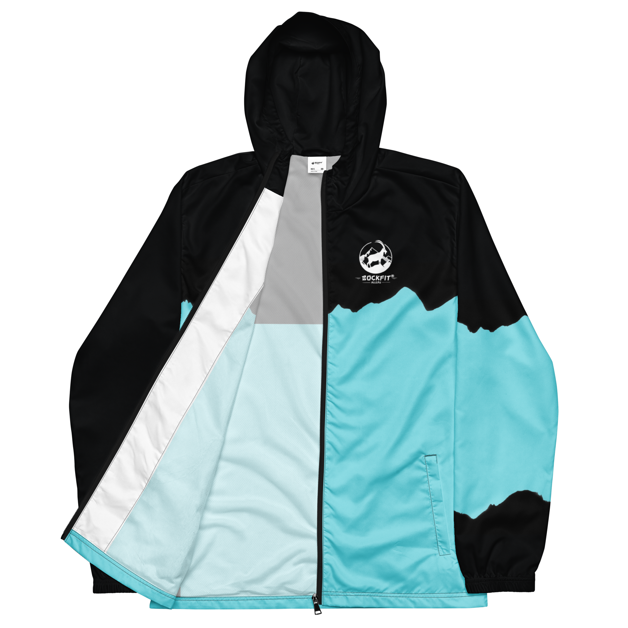 BOCKFIT Windjacke Eisblau
