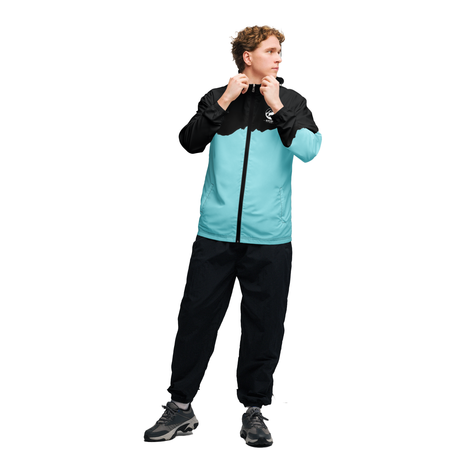 BOCKFIT Windjacke Eisblau