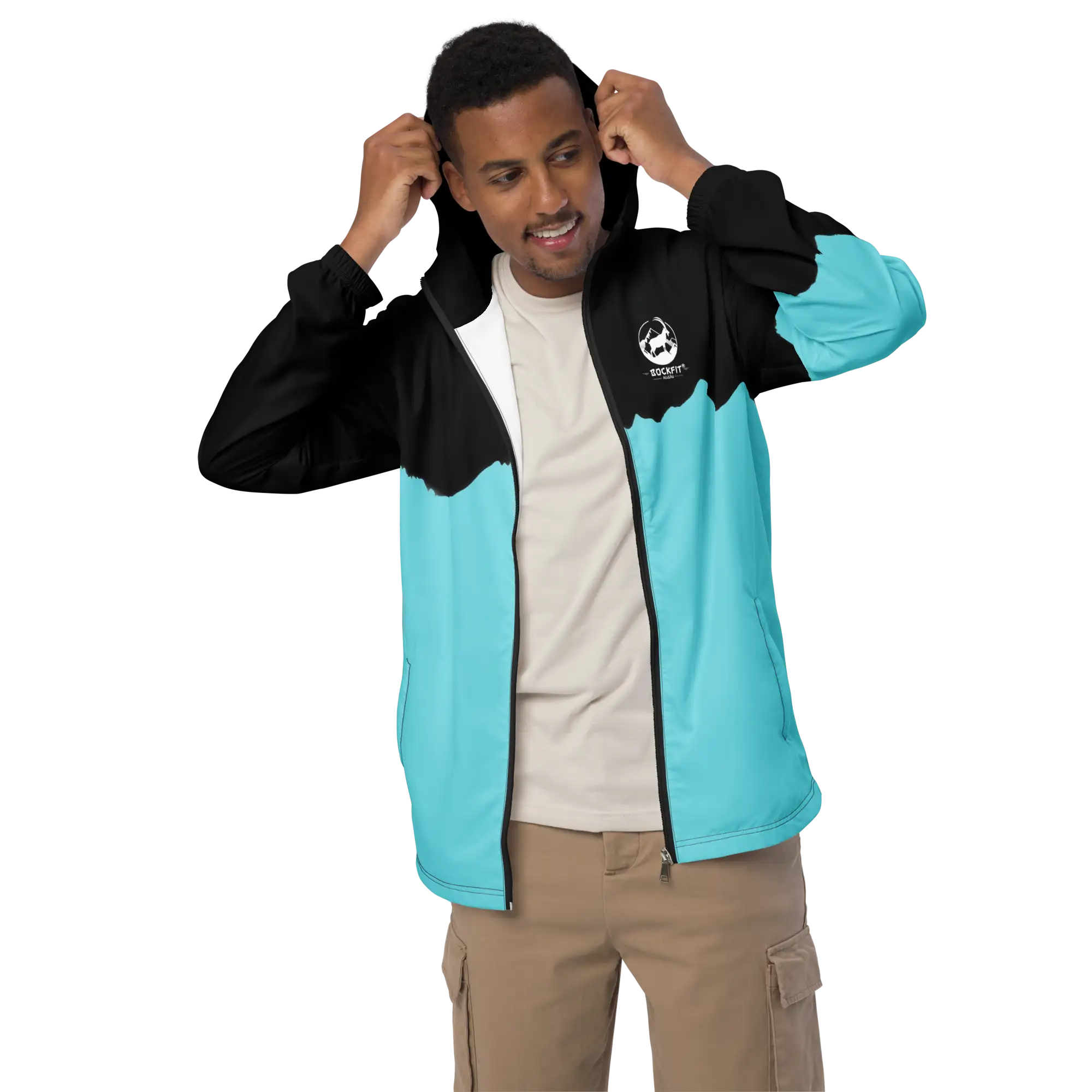 BOCKFIT Windjacke Eisblau